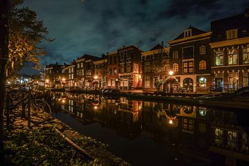 Leiden op een mooie avond van Dirk van Egmond