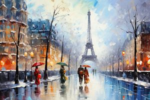 Paris im Winter