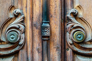 Wooden door by Dieter Walther