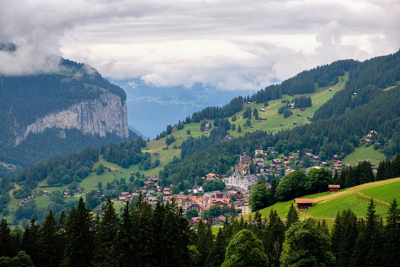 Swiss mountain village Wengen by Steven Van Aerschot