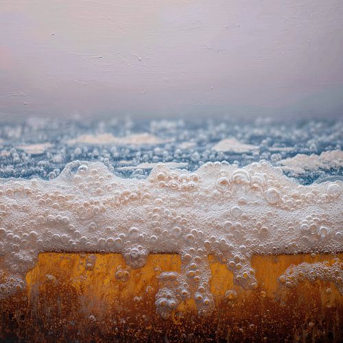 Sea of Beer (abstract) by TheXclusive Art