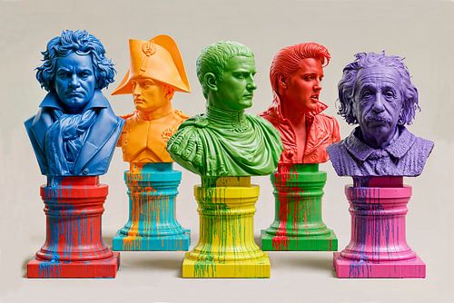 Historical Busts van Harry Hadders Design