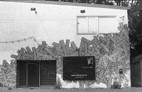 Gekke grafiti muur ergens in amsterdam