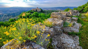 Klooster bij Volterra, Toscane, Italië. van Jaap Bosma Fotografie