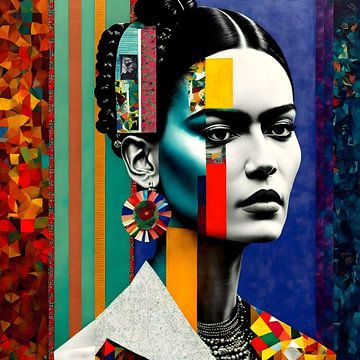 Motiv Frida - Collage 02 von Felix von Altersheim
