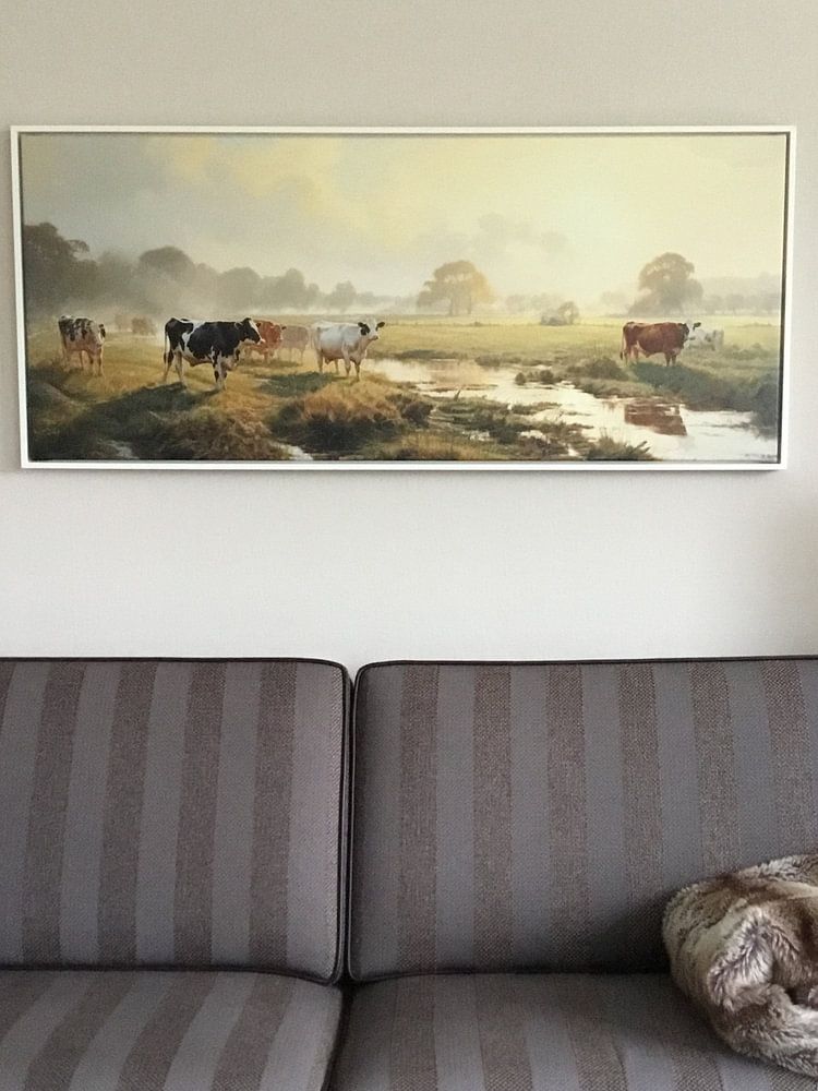 Portrait Cow  by ARTEO Paintings 