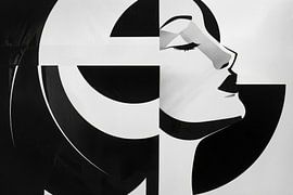 Portrait of a woman by Poster Art Shop