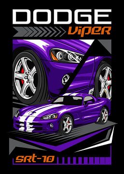 Dodge Viper SRT-10 Muscle Car by Adam Khabibi