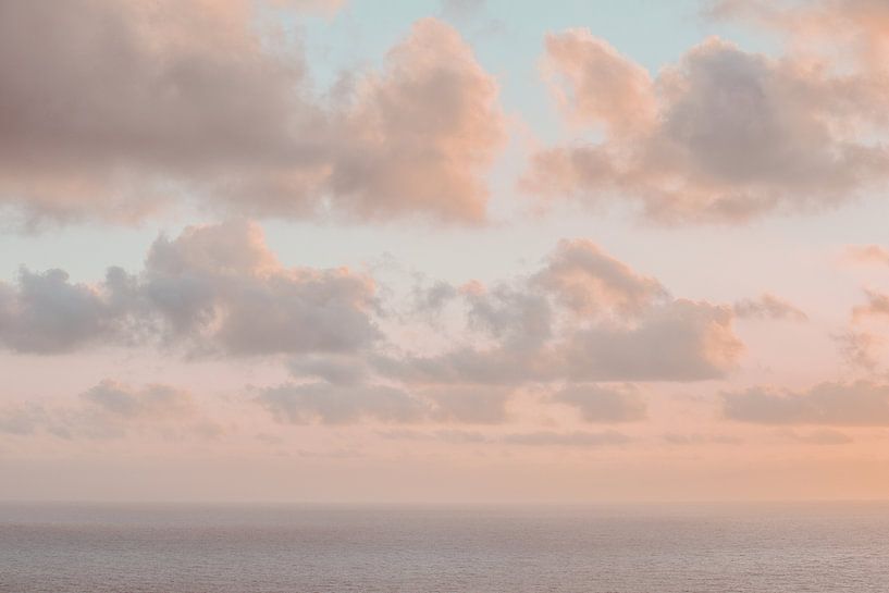 Candy Cotton  Clouds Over the Ocean by Monika Strigel