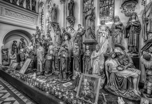 Heiligenbeelden in Museum Vaals 