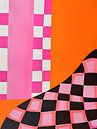 Modern Abstract Pink Orange by Gypsy Galleria thumbnail