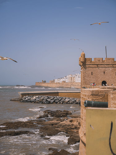 Essaouira von der Stadtmauer aus gesehen