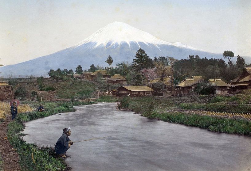 Berg Fuji, Kusakabe Kimbei, 1890-1894 von Atelier Liesjes