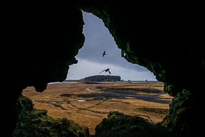 IJsland grot, Iceland cave van Corrine Ponsen