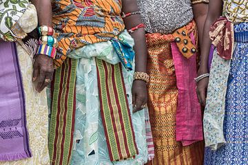 Kleurrijke parade van vrouwen in West-Afrika | Benin