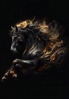 HORSE WITH SMOKE EFFECT