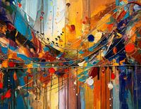 Painting in art colours