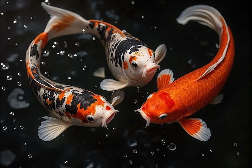 Koi Twins - United in Harmony by Kleurenrijk