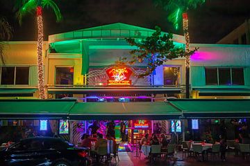 Miami Beach bij nacht van t.ART