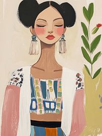 Juste hors ligne, mais toujours élégant sur Carla Van Iersel