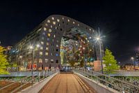 Avondfoto van de Markthal in Rotterdam