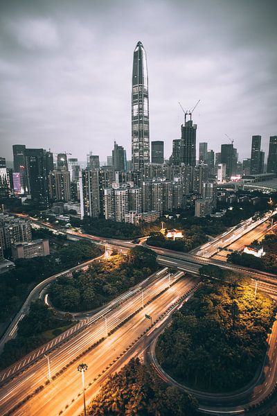 Shenzhen Skyline van Flave_de
