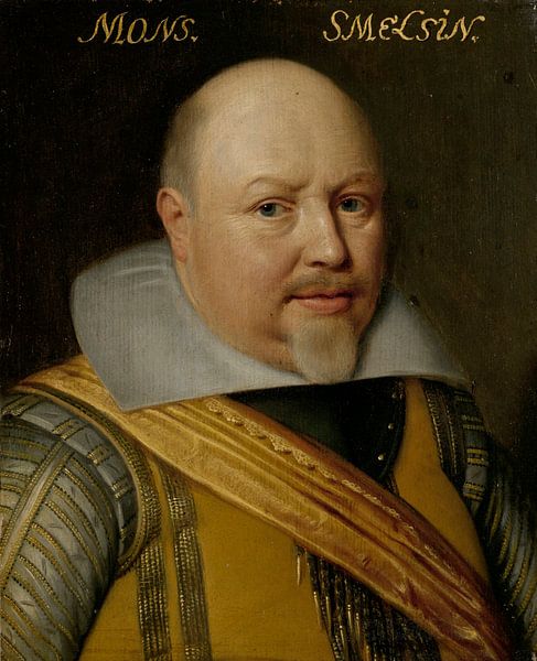 Portrait of Nicolaas Schmelzing, Michiel Jansz van Mierevelt by Masterful Masters