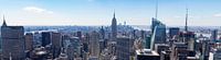 Panorama uitzicht op Empire State Building