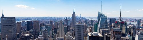 Panorama uitzicht op Empire State Building