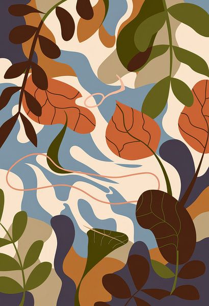 Autumn Leaves Flow von Lembayun Difa