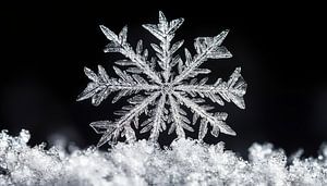 Snowflake portrait panorama