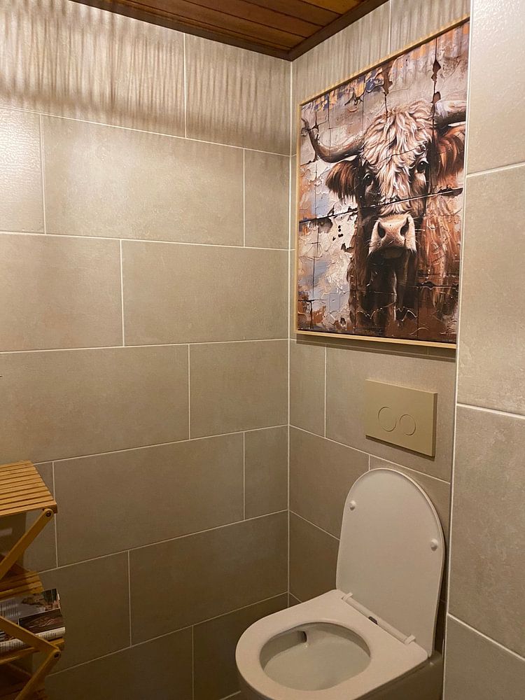 Fragmente des Vergessens - Schottische Highlander in Aquarell  von Eva Lee 