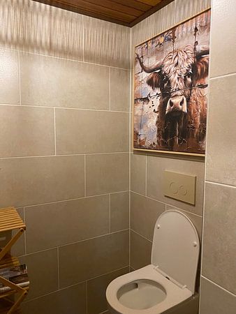 Fragmenten van Vergetelheid - Schotse Hooglander in Aquarel