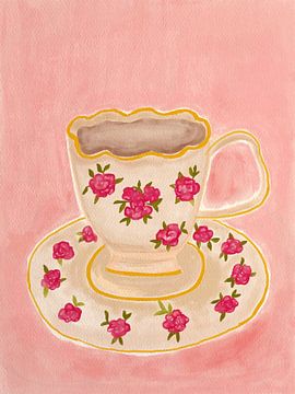 Tasse Weißer Tee von Aliya Putrus