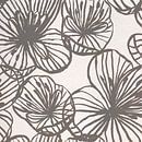 Moderne abstracte botanische taupe waterverf bloemen van Dina Dankers thumbnail