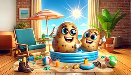 Zomerpret voor thuisblijvers van artefacti