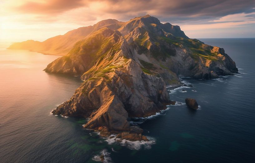 Herbstliche Küstenimpressionen Norwegens von fernlichtsicht