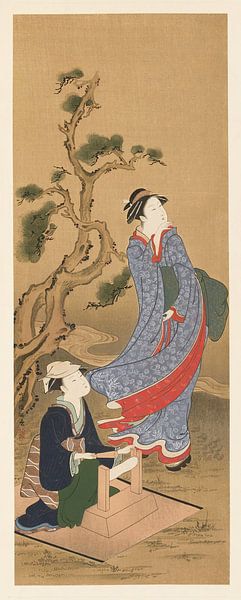 Motief uit &quot;Selected Masterpieces of the Ukiyo-e School&quot; van Peter Balan
