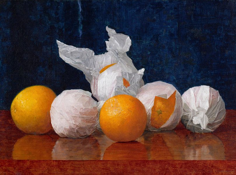 William J. McCloskey - oranges en sachet 378 par finemasterpiece