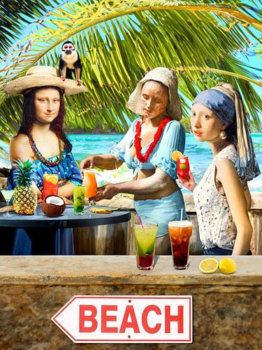 Summer old masters on the beach No. 3