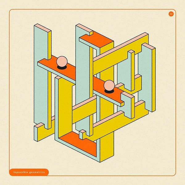 Géométries impossibles 22 par Jazzberry Blue