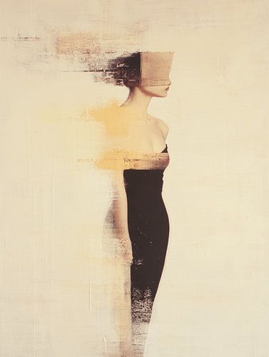 Mysterious Girl, abstract portret