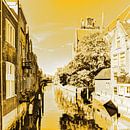 Innenstadt von Dordrecht Niederlande Gold von Hendrik-Jan Kornelis Miniaturansicht