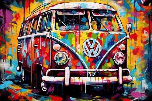 Volkswagen hippie bus by Imagine