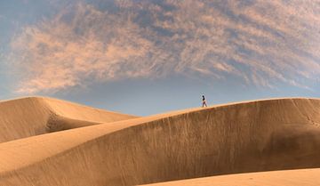 0276 Walking on the dune van Adrien Hendrickx