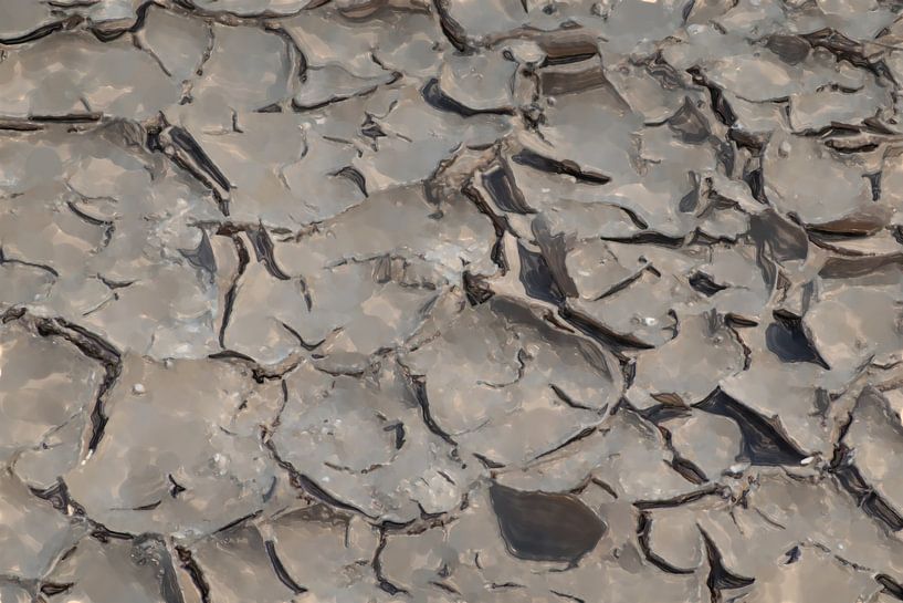 Séchage des fissures dans les boues par Frank Heinz