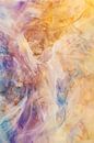 Radiant angel wings in warm colours by artefacti thumbnail