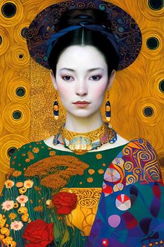 2. Oriental princess, digital painting by Mariëlle Knops, Digital Art