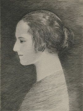 Louis Marcoussis - Profile of Helena Rubinstein by Peter Balan