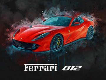 Ferrari 812 van Pictura Designs